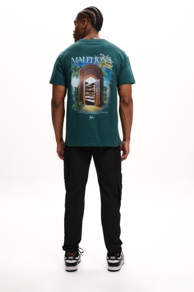 AMAZON T SHIRT MM2 SS25 39 803 PETROL GREEN
